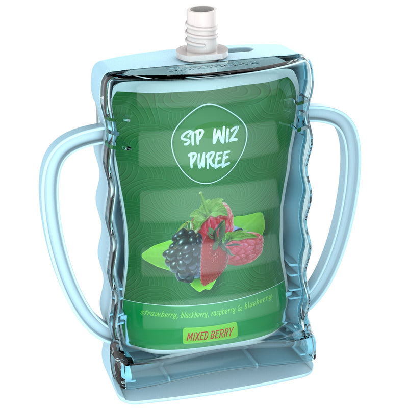 Dinner Active Sip Wiz Squeeze-Proof Holder, Blue K2
