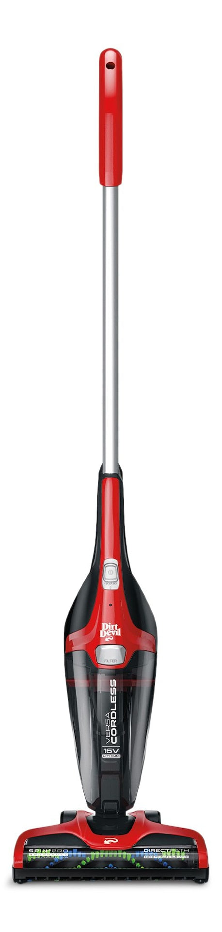 Dirt Devil Versa Cordless Stick Vacuum, Lightweight, Red W7