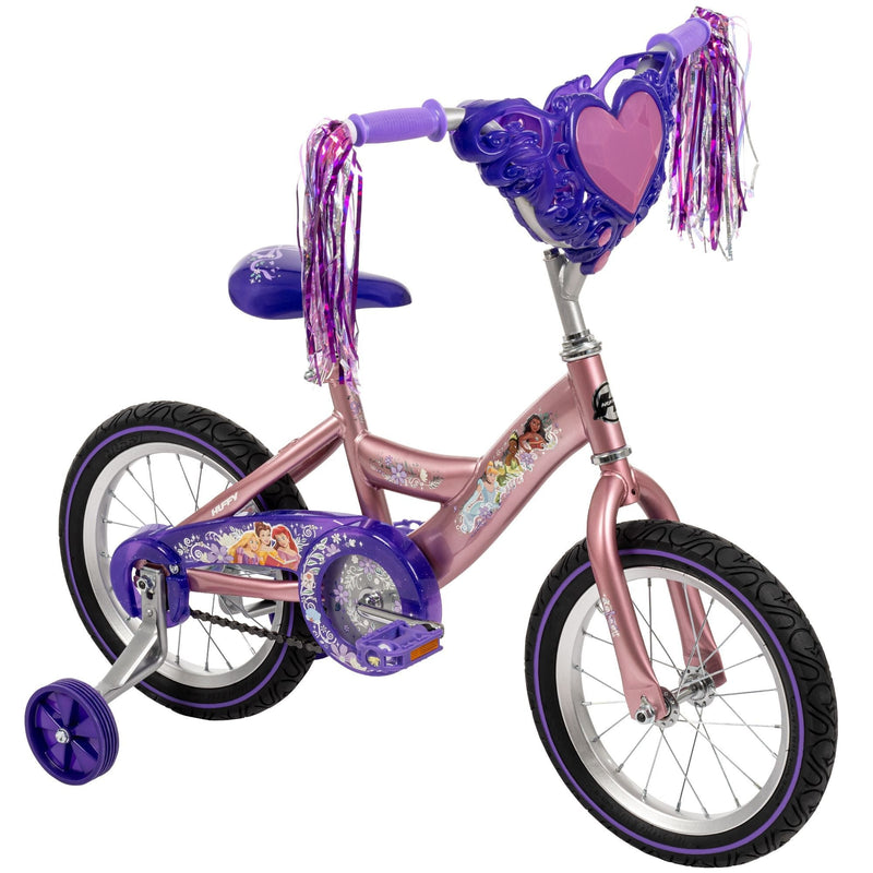 Disney Princess Kids' Bike with Removable Training Wheels, 14-in P3