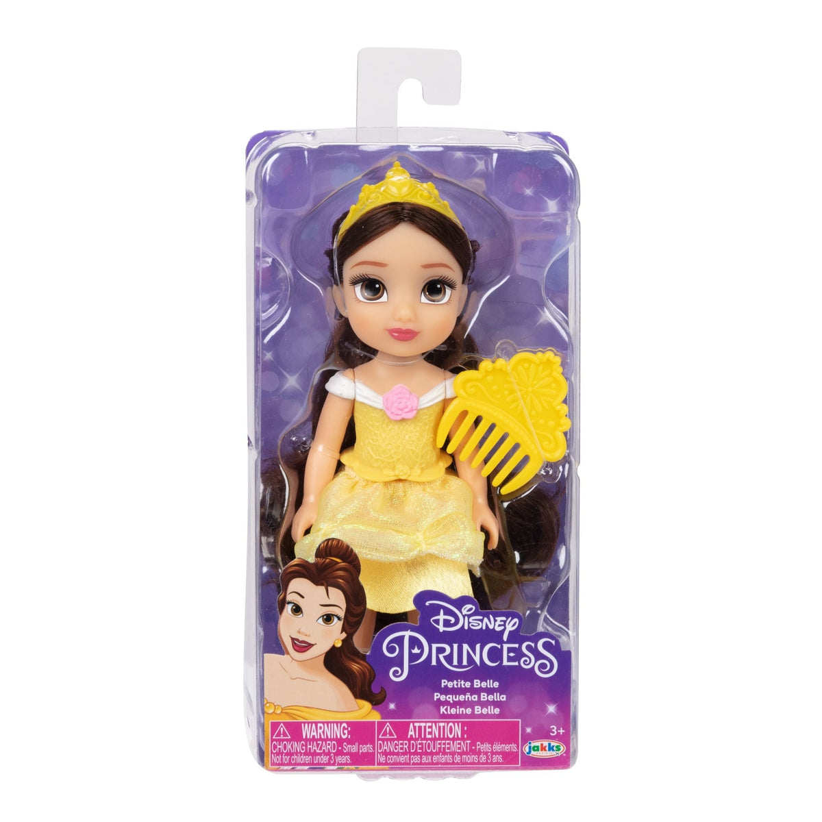 Disney Princess Petite 6-in Dolls, Assorted Styles, Ages 3+