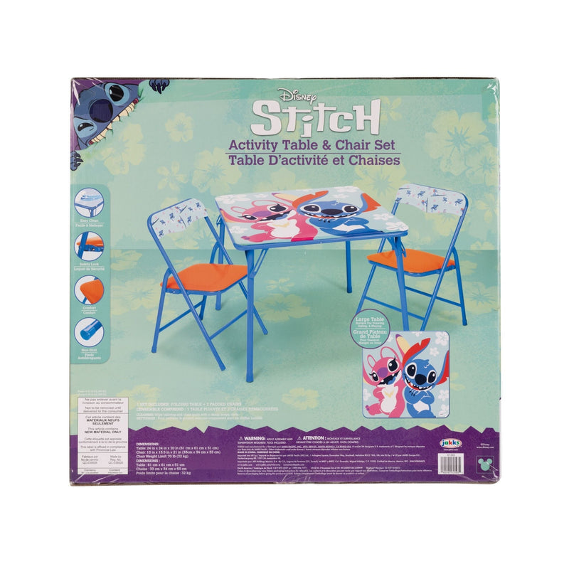 Disney Stitch Washable Vinyl Activity Table Set, 3-pc F8