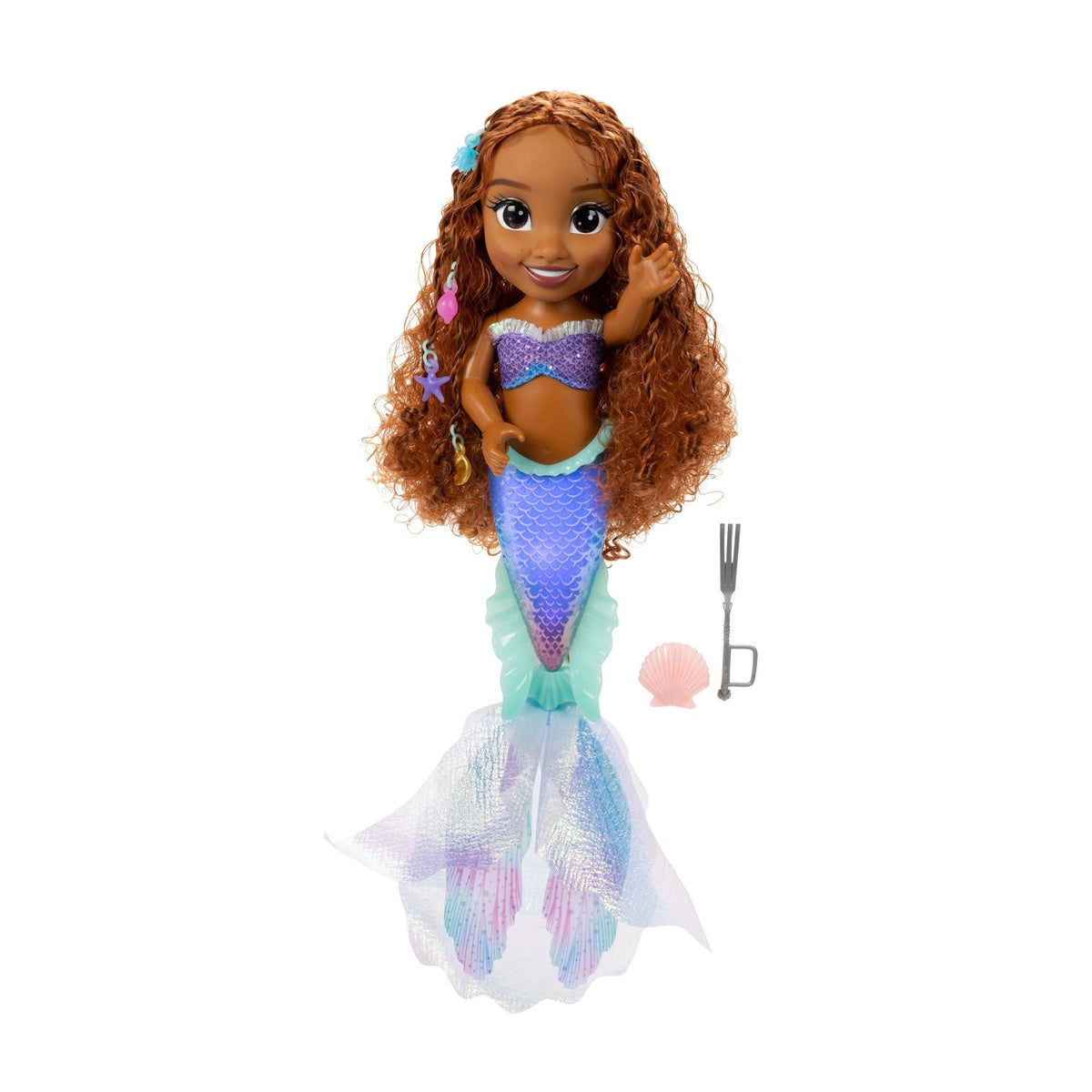 Disney The Little Mermaid Under the Sea Exploring Ariel Large Doll, Ages 3+