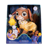 Disney Wish Magical Movable & Talking Valentino & Star Set with Sounds, Large Interactive 12-in Toy Figure for Kids, Ages 3+