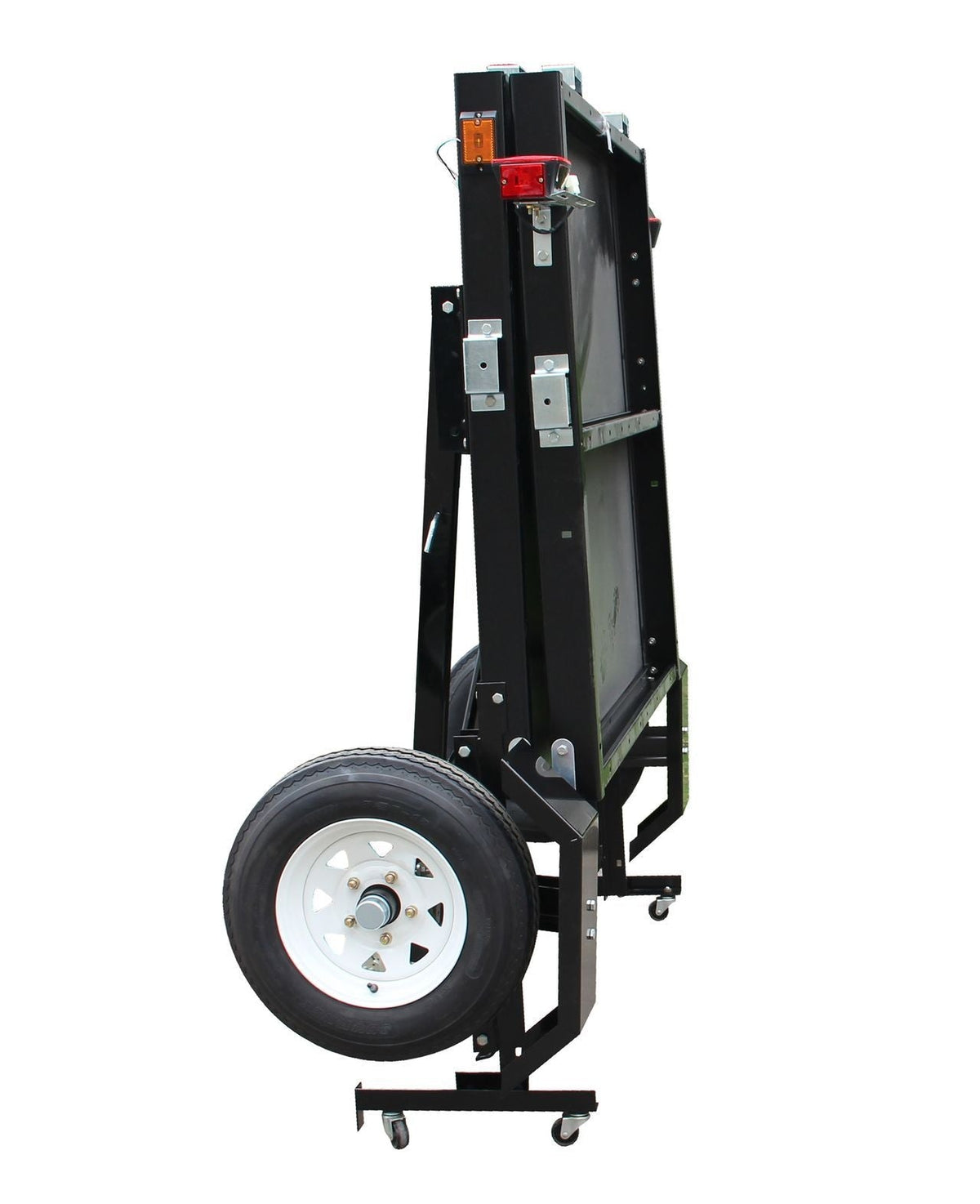 DK2 4x8-ft Single-Axle Folding Utility Trailer with 2-in Ball Coupler
