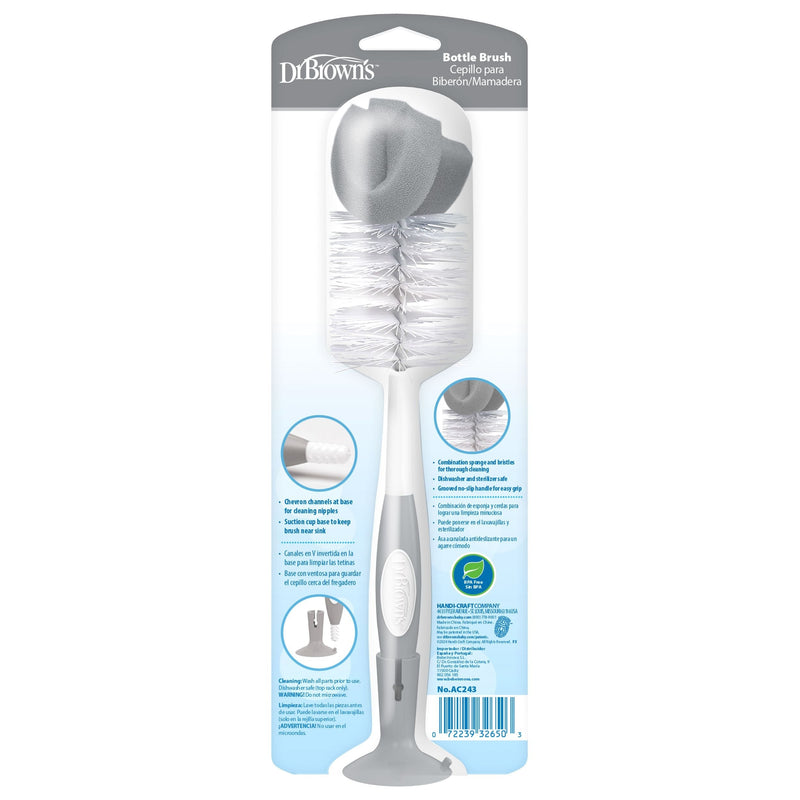 Dr. Brown's Soft Touch Bottle Brush, Grey R7