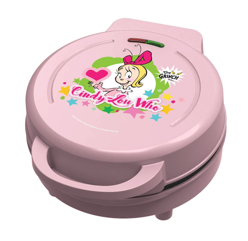 Dr. Seuss Cindy Lou Who Heart Shaped Waffle Pop Maker, Pink K4