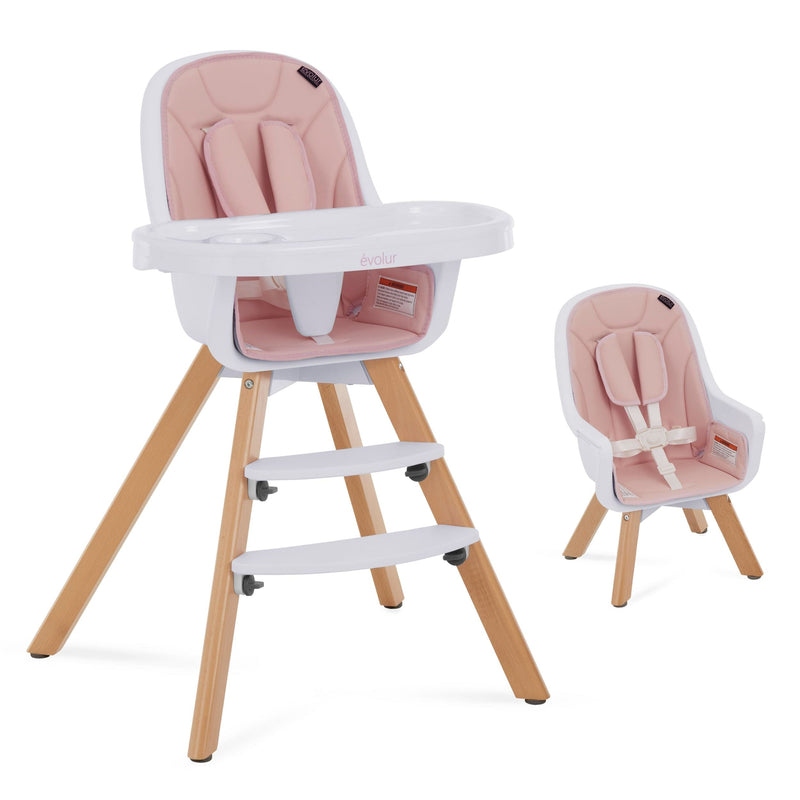 Dream on Me Zoodle Convertible High Chair, Pink K5