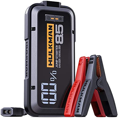 HULKMAN Alpha85 Jump Starter 2000 Amp 20000mAh Car Starter for up to 8.5L Gas and 6L Diesel Engines H5