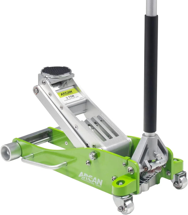 Tools 3-Ton Quick Rise Aluminum Floor Jack with Dual Pump Pistons & Reinforced Lifting Arm (A20018_A20019) Z7
