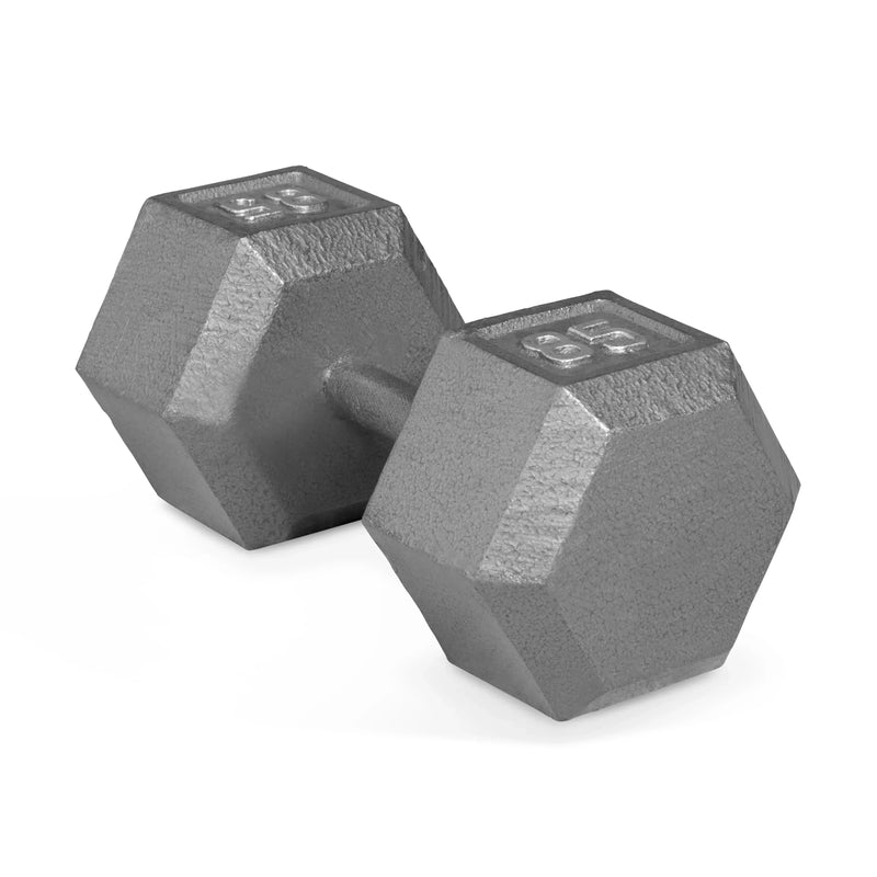 CAP Barbell 85lb Cast Iron Hex Dumbbell, Single X7
