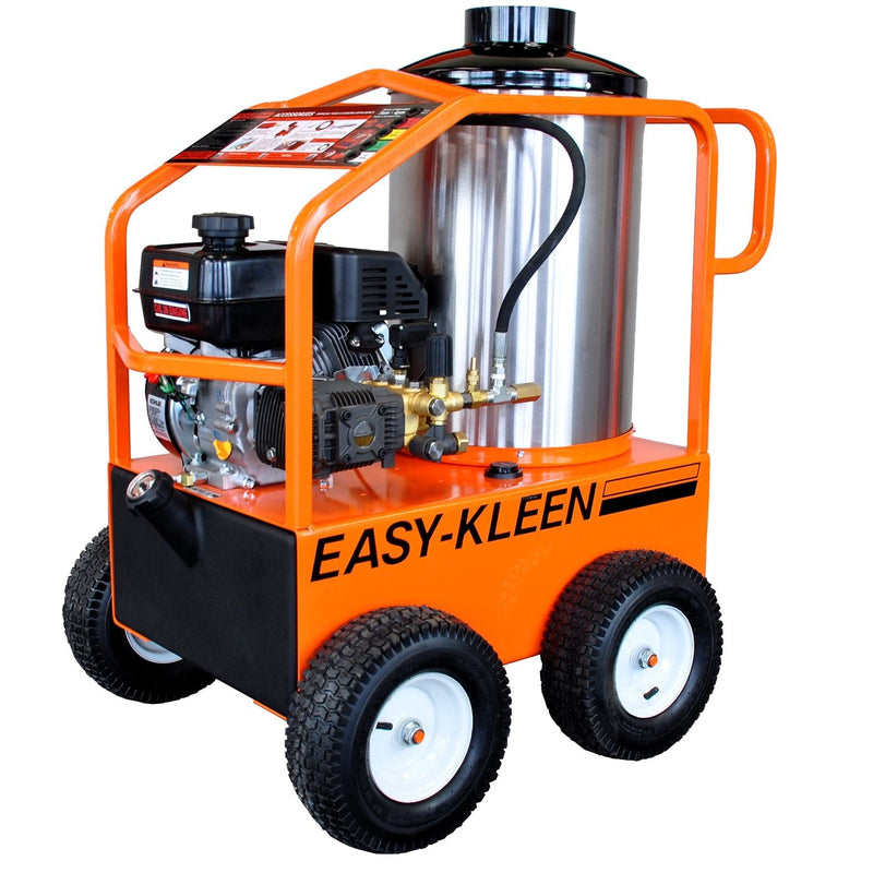 Easy-Kleen Commercial 2700 PSI 3 GPM 6.5 HP Engine Hot Water Wheeled Gas Pressure Washer S9