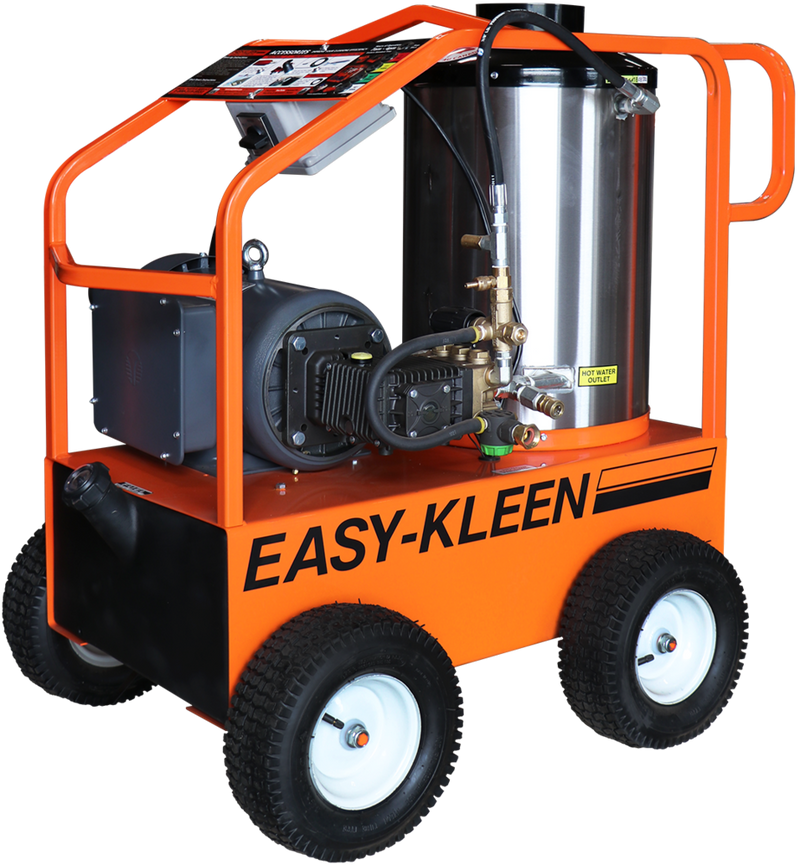 Easy-Kleen Commercial 3000 PSI 3.5 GPM Hot Water Wheeled Electric Pressure Washer H7