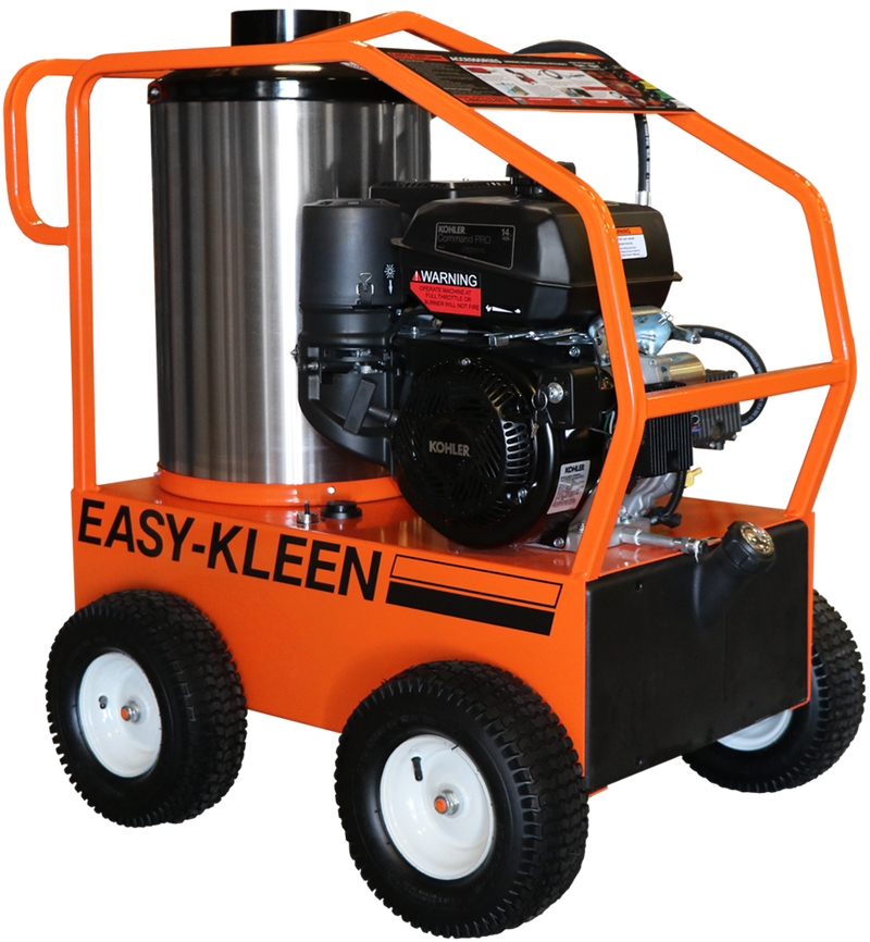 Easy-Kleen Commercial 4000 PSI 3.5 GPM 14 HP Engine Hot Water Wheeled Gas Pressure Washer T2
