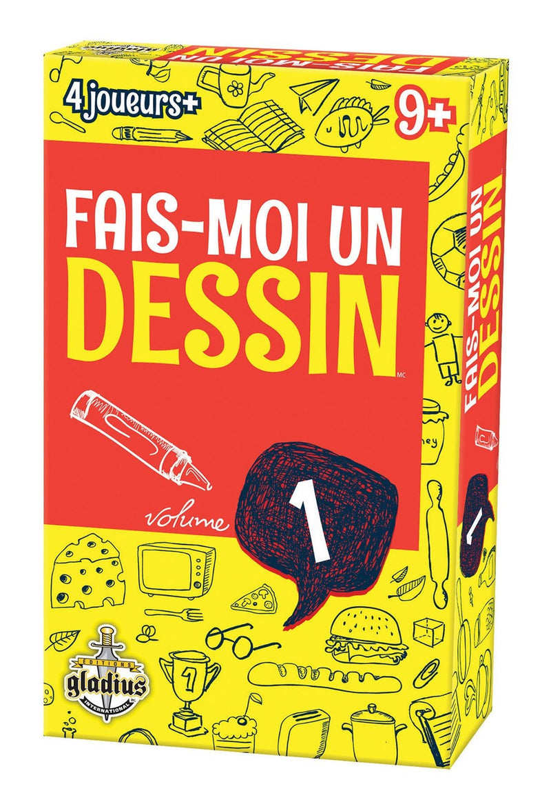 Editions Gladius Fais-moi un dessin vol. 1, French Edition, Ages 3 -5 yrs Q9