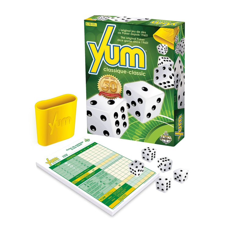 Editions Gladius Yum Classic Collector's Edition Poker Dice Game Set, Ages 8+ H7