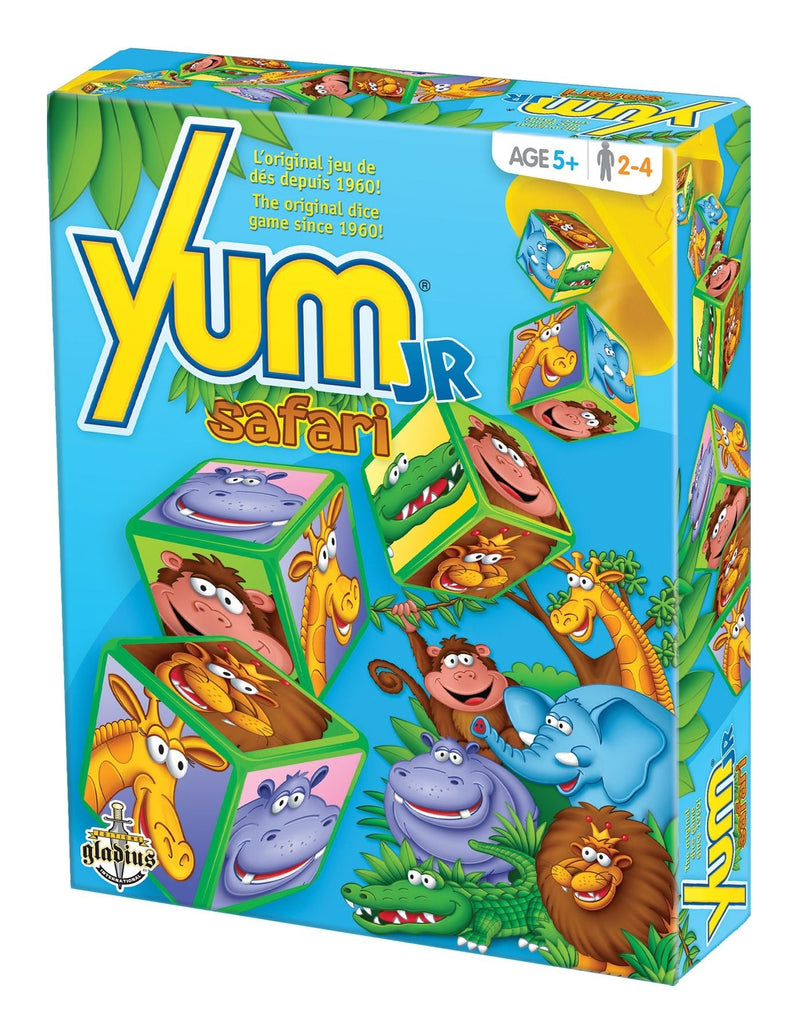 Editions Gladius Yum Jr. Safari Animal Dice Game Set for Kids, Ages 5+ F6