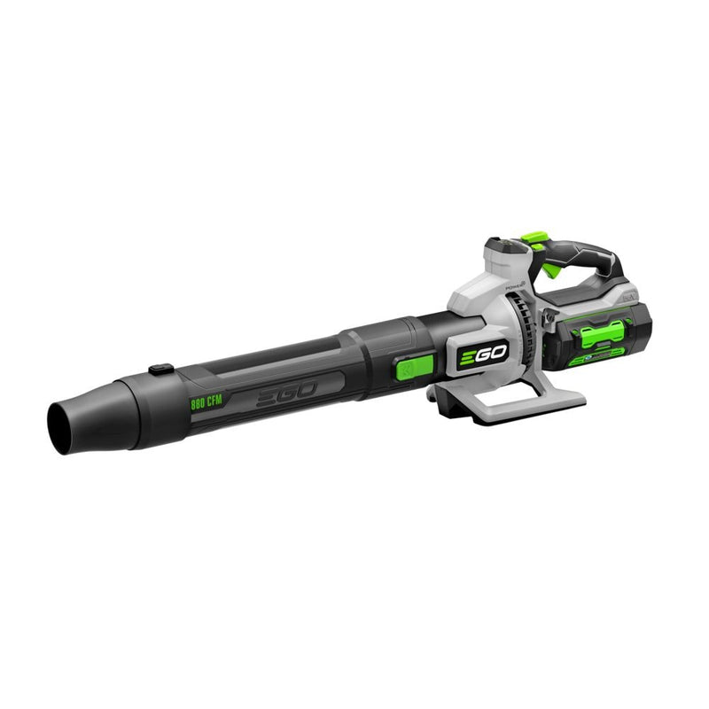 EGO POWER+ 56V Brushless Cordless 880 CFM Carbon Fiber Leaf Blower Kit with (2) 4Ah Batteries and 320W Charger, LB8803-2 L0