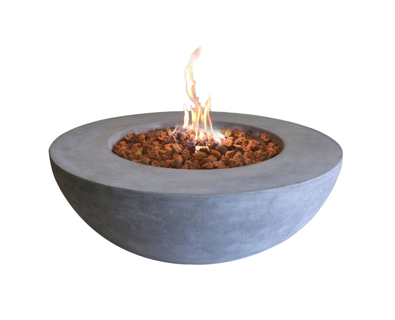 Elementi Lunar Bowl Liquid Propane, Light Grey Z8