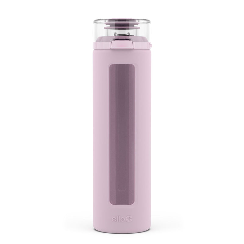 Ello Clara Glass Water Bottle, 20-oz, Assorted Colours P6