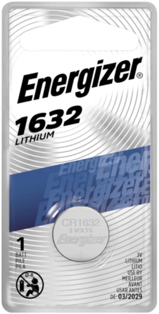 Energizer 1-pk CR1632 3V / 3 Volt Lithium Coin Cell Battery H1