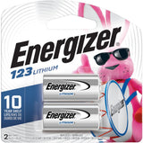 Energizer 2-pk CR123 3V / 3 Volt Lithium Photo Batteries