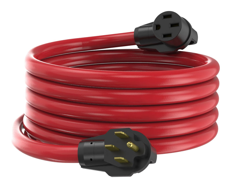 Energizer 50A 25-ft Single-Outlet RV & EV Extension Cord, Red Q3