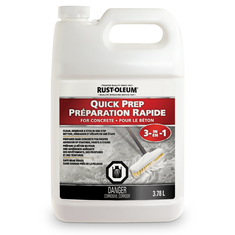 EpoxyShield Fast Prep 3-in-1 Concrete Prep, 3.78-L W0
