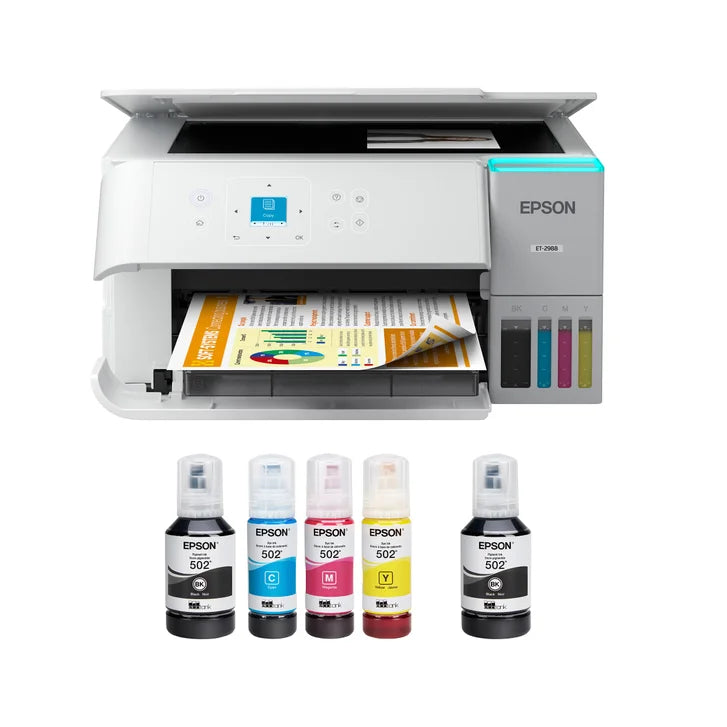 Epson EcoTank ET-2988 All-in-One Colour Supertank Printer with Bonus Black Ink Bottle F2