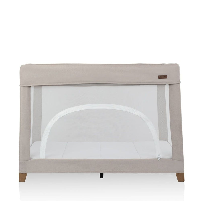 Evenflo Eris 2-In-1 One Hand Playard withBassinet, Beige L6