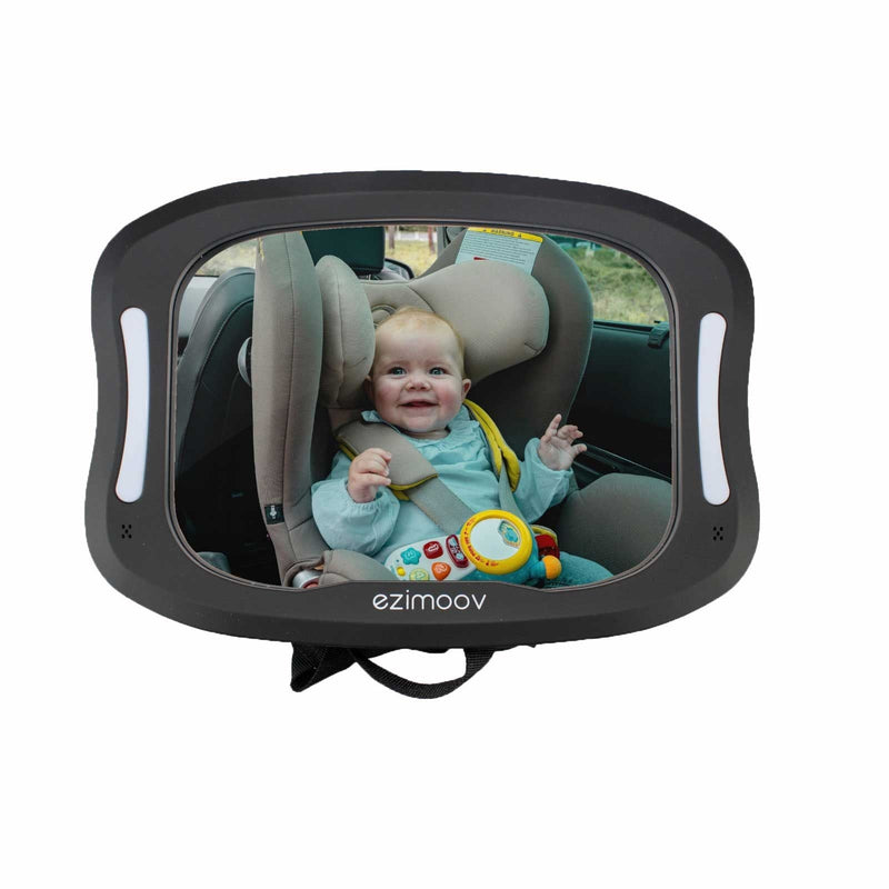 Ezimoov Baby LED Car Mirror with Remote F9