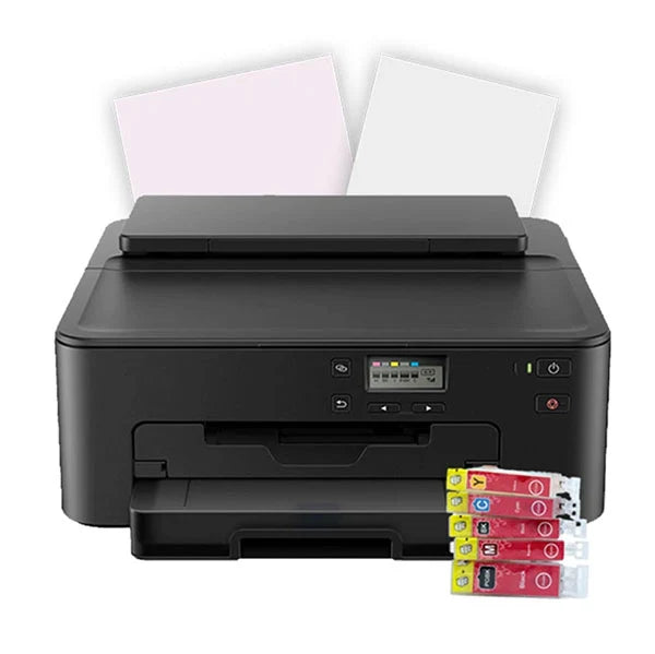 Canon TS702 Edible Inkjet Printer Bundle with Wafer Paper & Edible Ink Cartridges R4