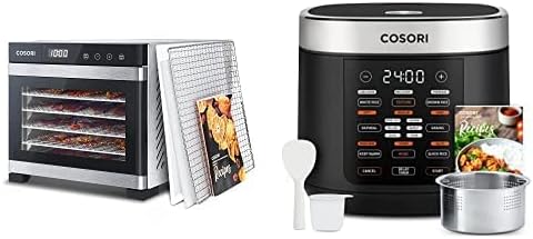 COSORI 10 Cup Rice Cooker with 18 Functions, Stainless Steel Inner Pot J0