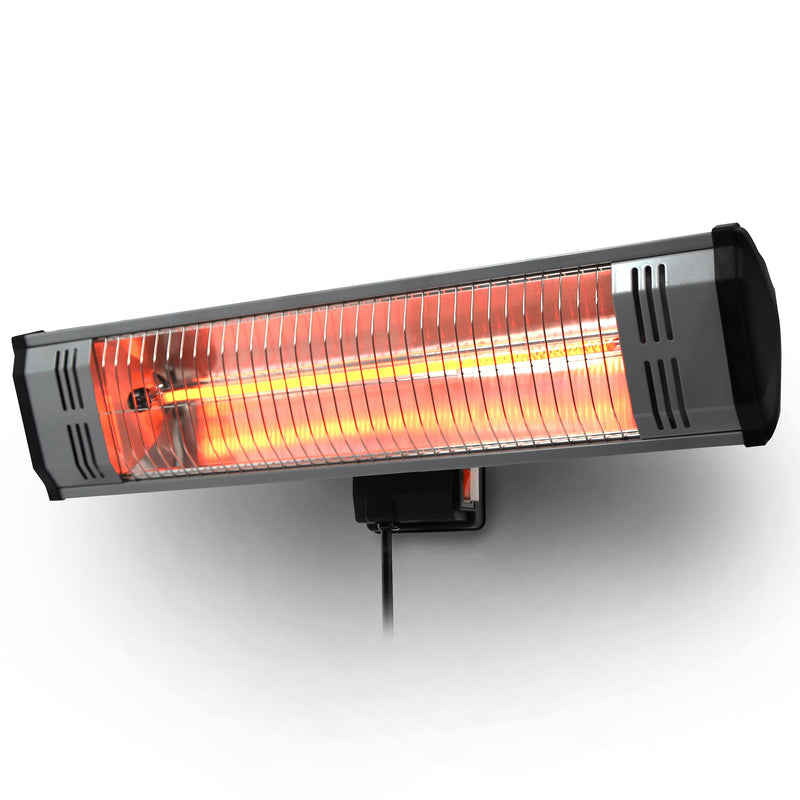 Heat Storm Tradesman 1500-Watt Electric Outdoor Infrared Quartz Portable Space Heater with Wall/Ceiling Mount V4