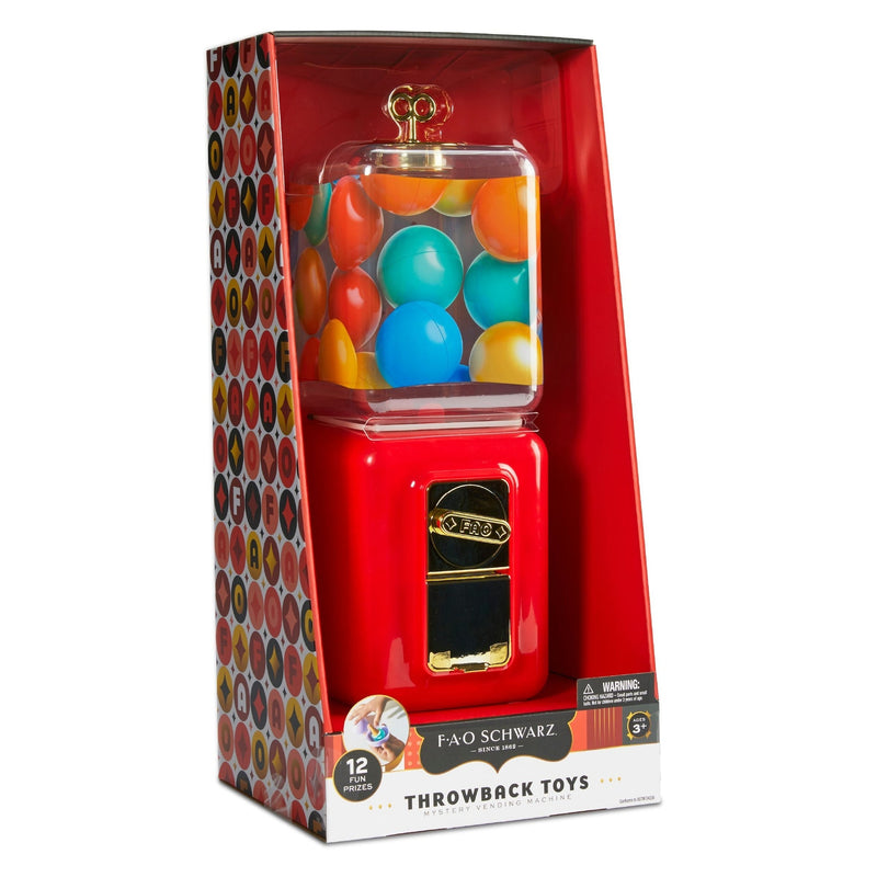 FAO Schwartz Throwback Toys Vending Machine, Red I4