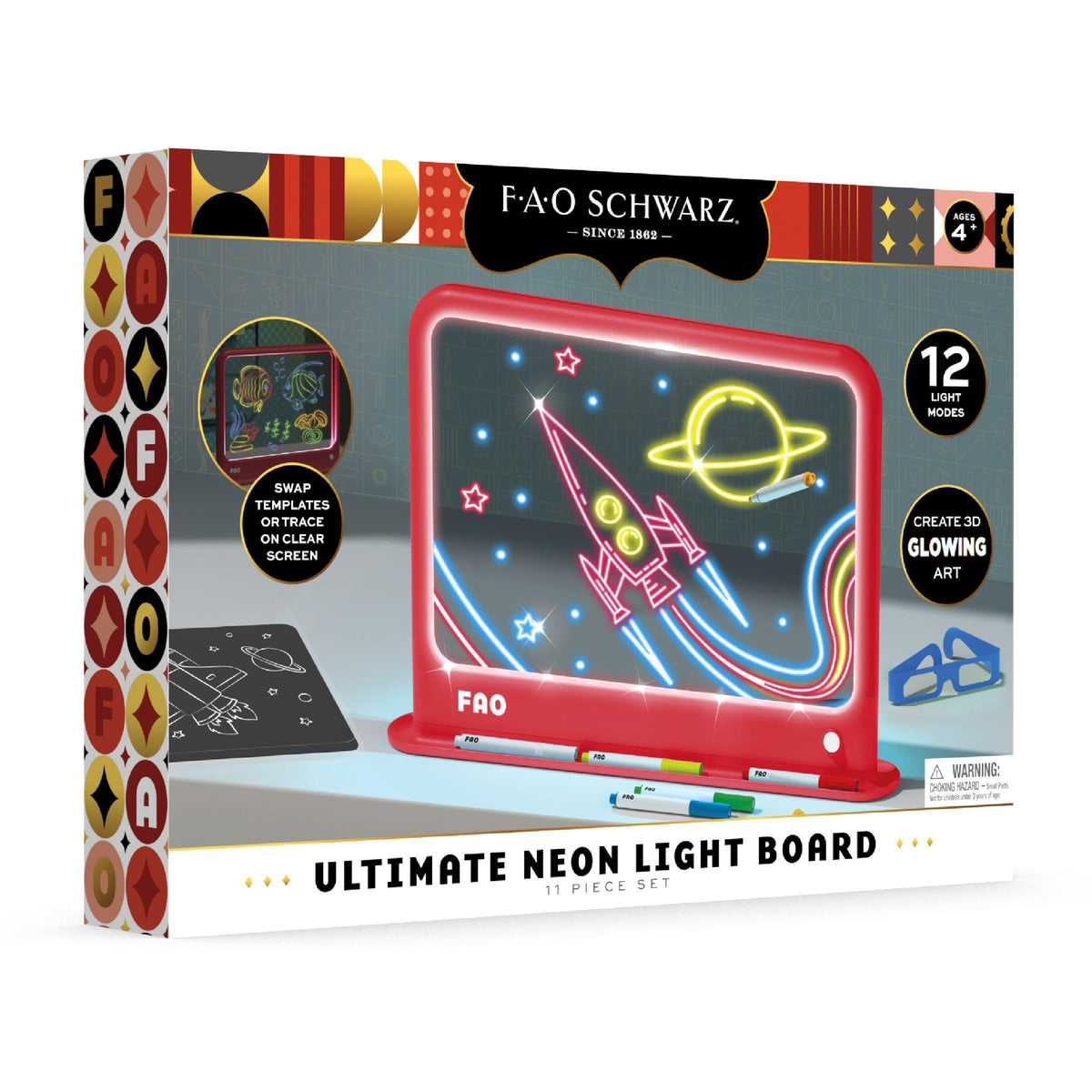 FAO Schwarz Drawing Light Designer Deluxe, Red