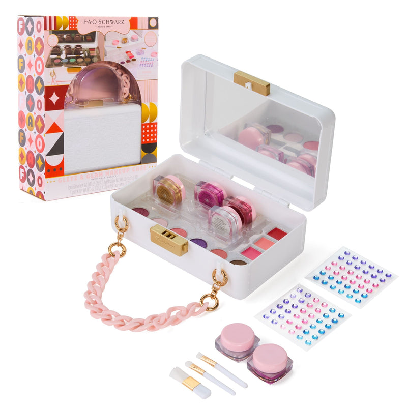 FAO Schwarz Girls Purse Makeup Case, Pink B2