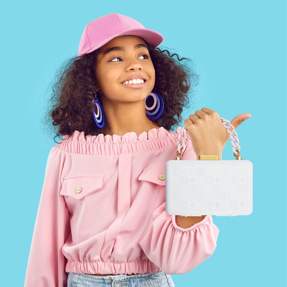 FAO Schwarz Girls Purse Makeup Case, Pink