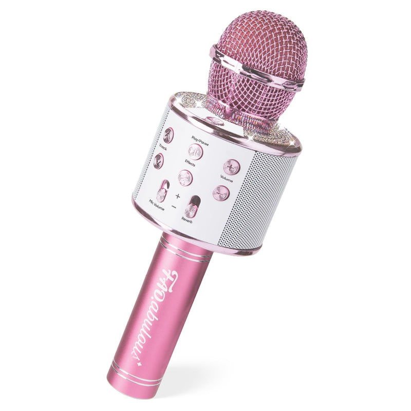 FAO Schwarz Musical Microphone Bluetooth Broadcaster, Pink Q2
