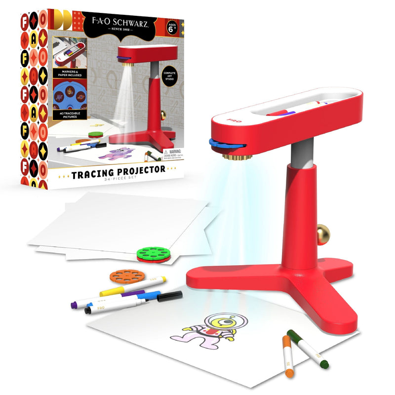 FAO Schwarz Toy Art Tracing Projector Tripod, Red B8