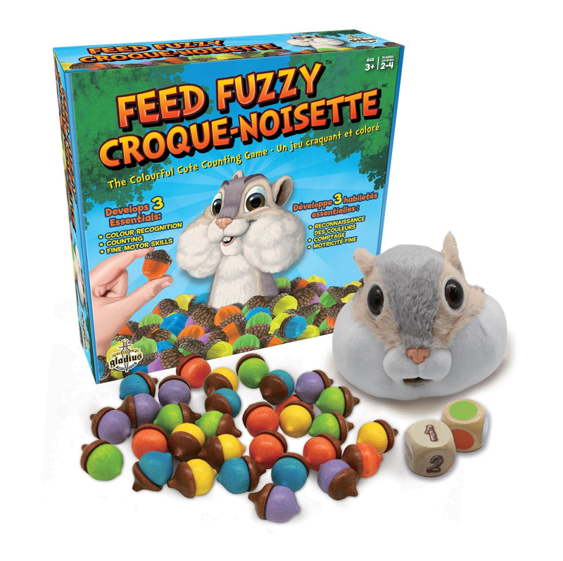 Feed Fuzzy Colourful Counting Game, Bilingual, Ages 3+ K4