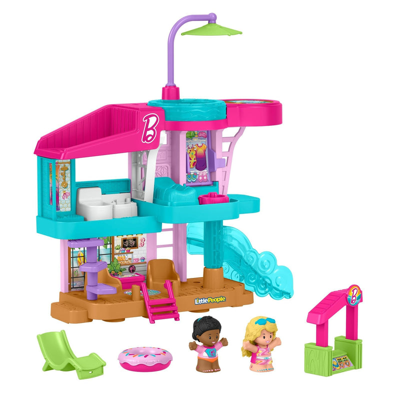 Fisher Price Little People Barbie Beach House Playset E2