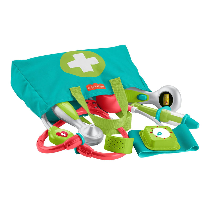 Fisher-Price Medical Kit, Doctor Toys, Preschool Pretend Play Set for Ages 3+, 7-pc H9