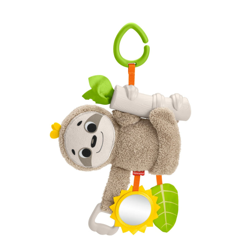 Fisher-Price Slow Much Fun Portable Stroller Sloth, Ages 0+ H8