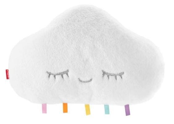 Fisher-Price Twinkle & Cuddle Cloud Soother for Babies, Bilingual, Ages 0m+ J1