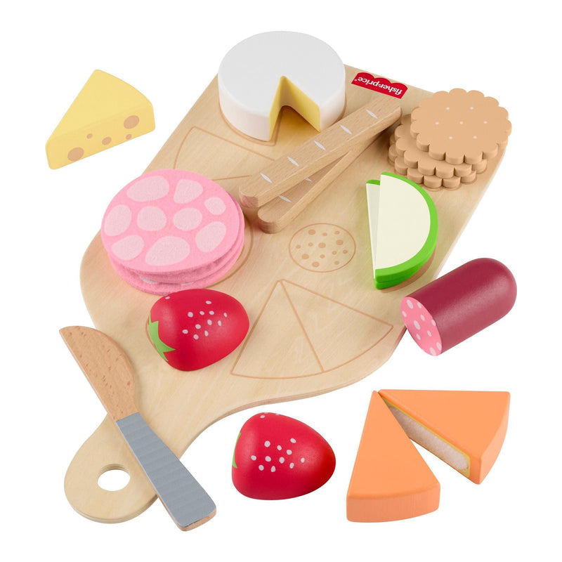 Fisher-Price Wooden Charcuterie Board Set X9