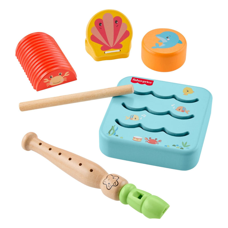 Fisher-Price Wooden Ocean Musical Gift Set J7
