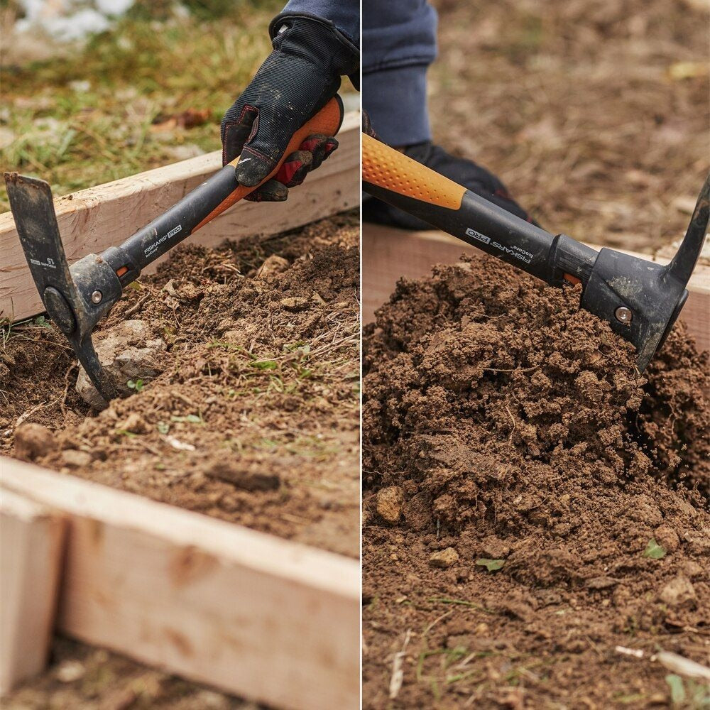 Fiskars Pro IsoCore 1.5-lb Hand Pick/Mattock, 14-in