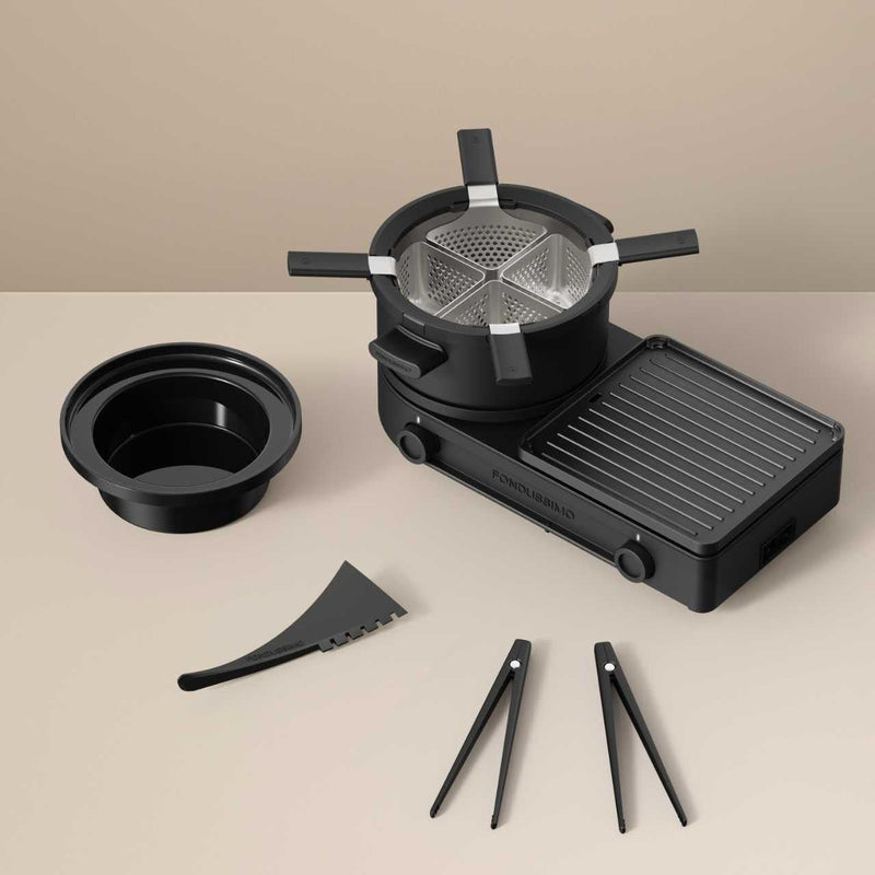 Fondussimo Fondue & Grill Set, Black K2