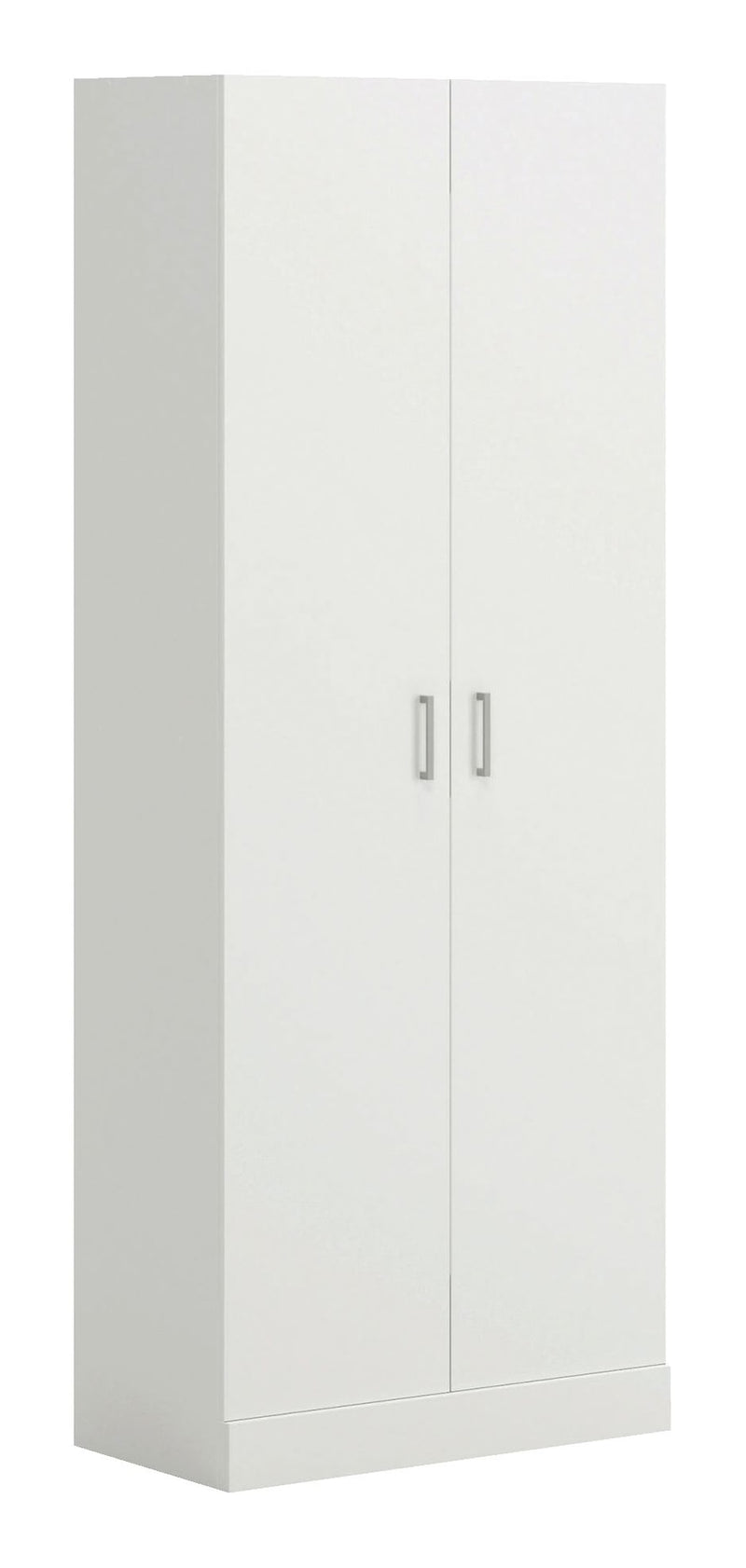 For Living 2-Door Storage/Pantry Cabinet With Adjustable Shelves, White R8