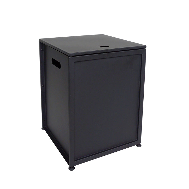 For Living 20lb Propane Tank Hideaway/Holder For Fire Pit H9